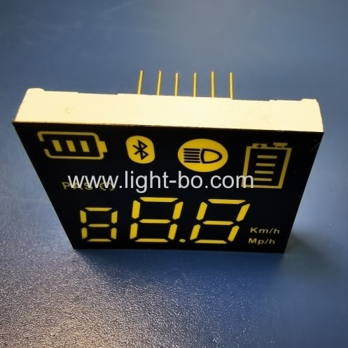 Ultra White Customized 7 Segment Led Display Common Anode For Electric Scooter