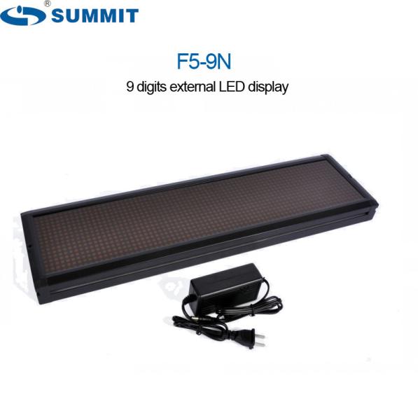 Quality Large Digital Display Board 7 Segments 9 Digits Crane Hoist Load Weighing Scoreboard for sale