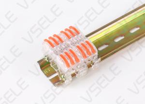 Wholesale Guide Rail Plug In 32A Quick Terminal Block Wire Connector from china suppliers