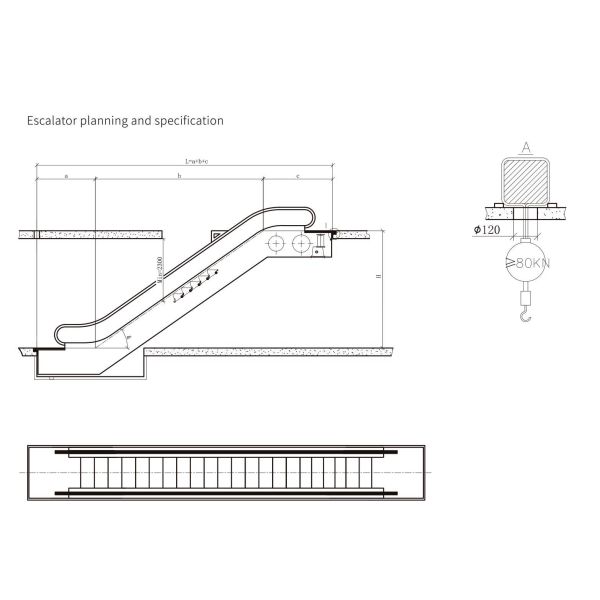 Automatic Esclator For Shopping Mall