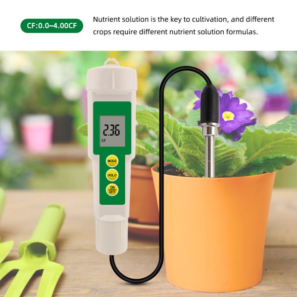 Gardening AG13 Rust Proof Farming EC Soil Moisture Tester
