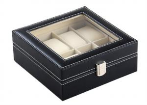 Wholesale Luxury Leather Watch Display Box , Durable Luxury Watch Cases For Men from china suppliers