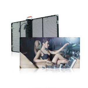 9600Hz Transparent LED Screens P3.9 7.8 LED See Through Screen 32768dots/Sqm