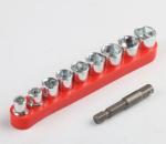 Steel Hexagonal Sleeve Double Imperial Hex Socket Set Auto Repair Tools