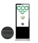 HD Output Interactive Digital Signage Brightness 400cd/m2 Max Resolution 1920