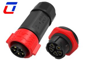 Wholesale 5 Pin Waterproof Panel Mount Connector With Push Lock Quick Release System from china suppliers