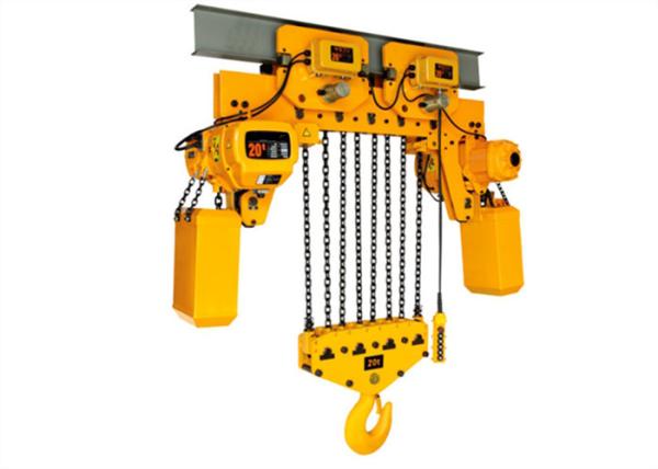 Quality 10t 20t Large Load Electric Chain Block Hoist Customzied Hand Operated for sale