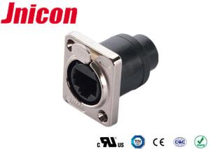 China Panel Mount Waterproof RJ45 Ethernet Connector For Harsh Environments on sale