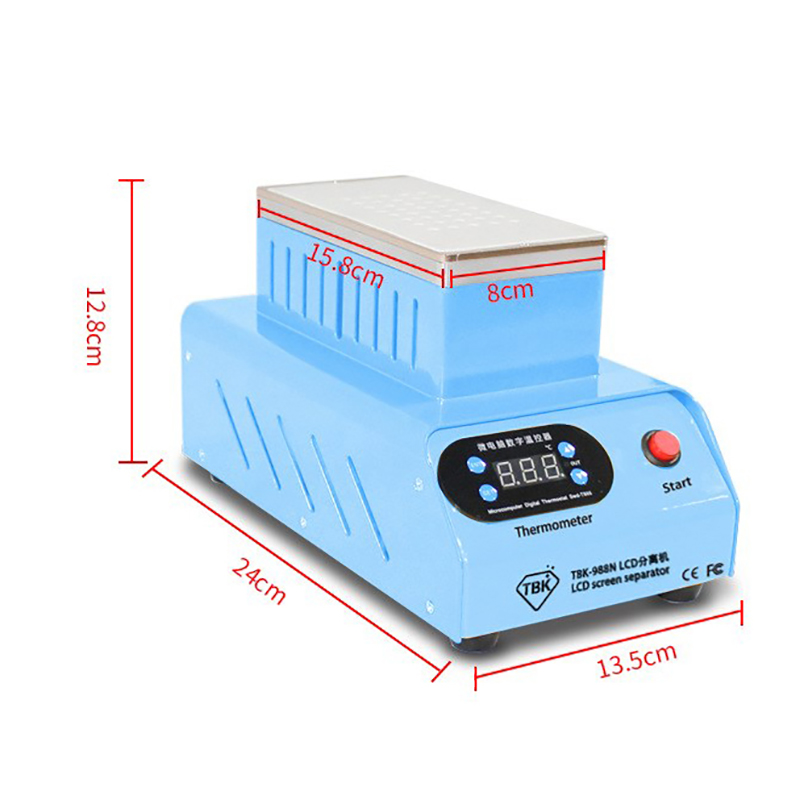 TBK 988N built in double pump separator multi function mobile phone LCD maintenance constant temperature heating table