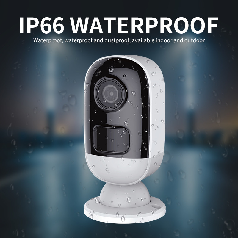Glomarket Tuya Smart Life App Supported Home Low Power 3MP Battery WIFI Camera Built-In Microphone And Speaker