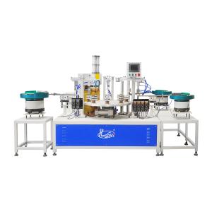 China Hwashi Cap Cover Automatic Spot Welding Machine with Multi Welding Station on sale