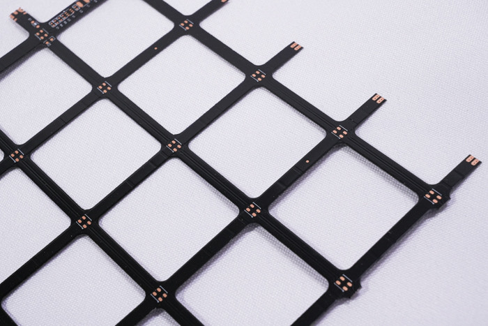 HOT sales Grid Screen Flexible pcb with mesh structure /Pattern 2835 RGB LED Dispaly flexible circuit board factory