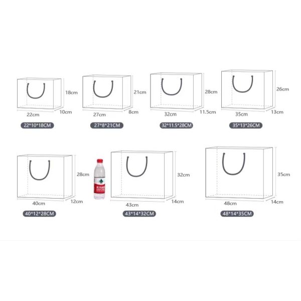 Custom Logo mini gift bags packaging for handbag shopping paper bag