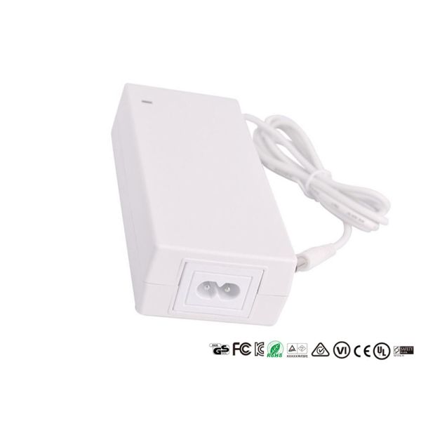 White Color Desk Type AC DC Adapter 24v Output 2.5A Level VI Energy Efficiency