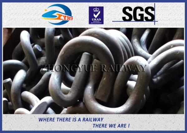 Quality E shape rail clamps railroad elastic clips for railway fastening system for sale