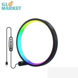 Wholesale Modern Smart RGB Ring Desk Lamp 3 Color Temperature Remote / Switch Control from china suppliers