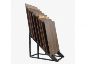 Wholesale Steel Header Bamboo Flooring Display Racks , Modern Metal Display Unit from china suppliers