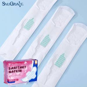China 100% Cotton Super Absorbent Anion Sanitary Pads Soft Breathable Ladies Pads for Day on sale