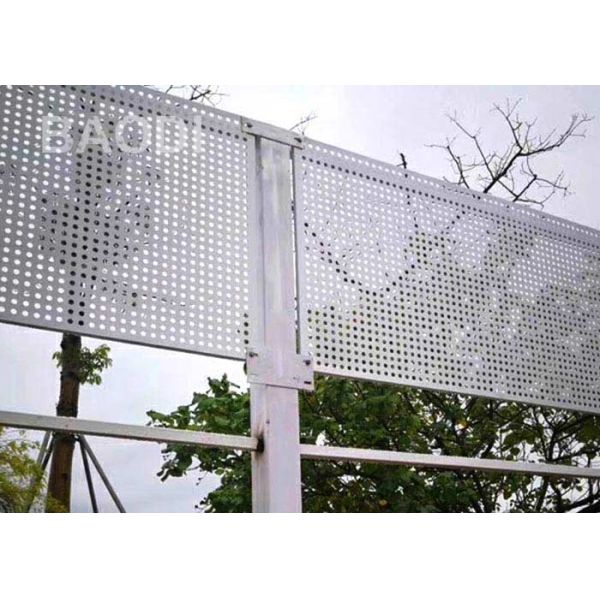 Round Pattern Aluminum Stainless Steel 1X2M Perforated Metal Mesh