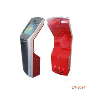 China Smart Touch Screen Visitor Management Kiosk Custom Cardboard Book Display Stands on sale