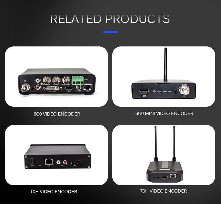 OEM SDI NDI Encoder Audio Video Encoder For Live Streaming