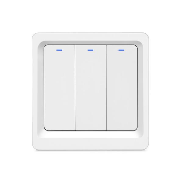 Quality Glomarket Tuya WiFi Zigbee Smart Light Switch Push Button Wall Switch 1/2/3 Gang Work with Alexa Google Home for sale