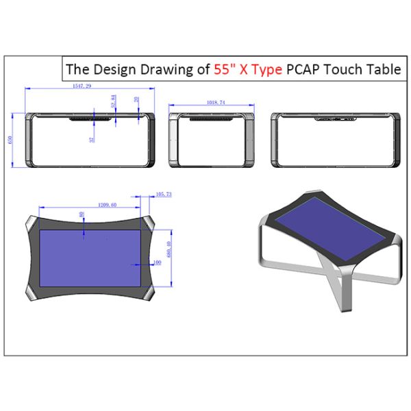 Touch table Wifi android system LCD table kiosk interactive multi top coffee smart touch screen table