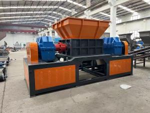China Double Shaft Shredder Plastic Waste Shredder Scrap Metal Shredder Tire Shredder Waste Wood Shredder on sale