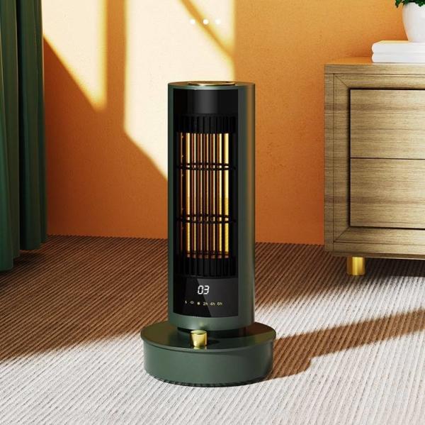 Quality Fast Heating Oscillating Electric Fan Heater Auto Oscillating 120 Degree Right Left for sale