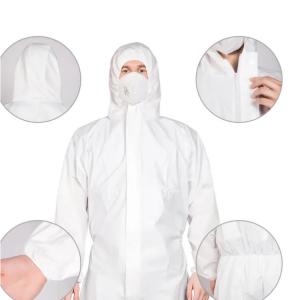 Wholesale Microporous 60GSM  Disposable Protective Coverall Polypropylene Body Suit Splash Resistant from china suppliers