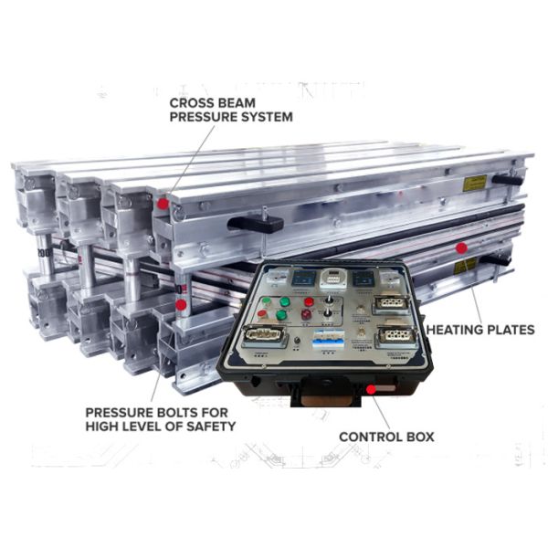 1800Mm Rubber Conveyor Belt Vulcanizing Press Splicing Component