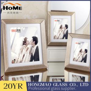 Wholesale Gold border beveled glass picture frames 6 x 8 Fashionable design from china suppliers