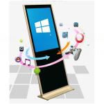 49" inch ground standing monitor touchscreen interactive Computer Android Win10