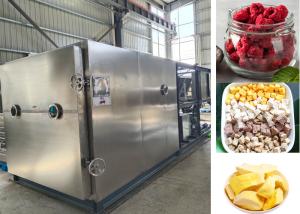Large Food Milk Vacuum  Freeze Dry Fruit Machine With 100kg / Batch