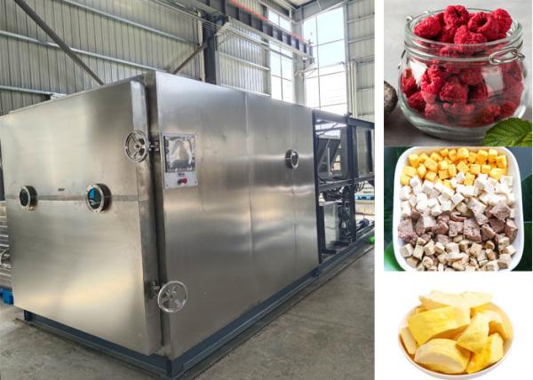 Quality Large Food Milk Vacuum  Freeze Dry Fruit Machine With 100kg / Batch for sale
