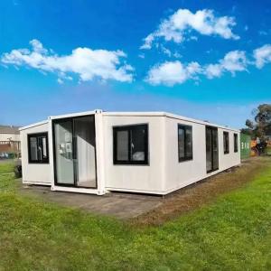 Wholesale Expandable Container House Steel Frame Structure With EPS / Rock Wool Sandwich Panel Wall from china suppliers