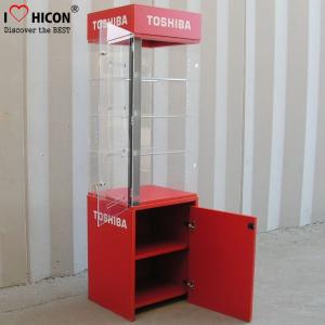 China Floor Standing Led Lighted Acrylic Display Case For Electronic Products Advertising on sale