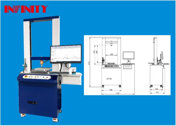 0.001mm Displacement Resolution Mechanical Universal Testing Machine for Precise