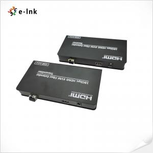 China HDMI 2.0 HDCP 2.2 Fiber Optic Ethernet Extender 4K KVM USB 4096x2160P on sale