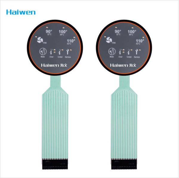 Quality Flexi Cable PET Circuit Membrane Switch With Matte Embossed Button for sale