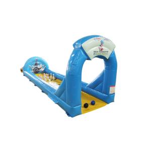 China Pvc Tarpaulin Inflatable Outdoor Games , Inflatable Bowling Game For Carnival on sale