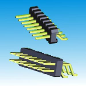 Wholesale 1.27mm Pin PCB Header Connector Dual Row Right Angle SMT High Precision from china suppliers