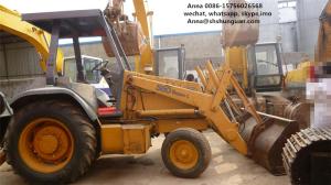 China Euro 3 Used Backhoe Loader , Case 580L Backhoe Loader SGS Approved on sale