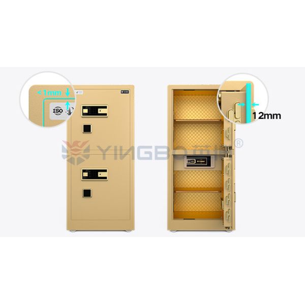 Digital Fingerprint Lock Large Safe Box For Security Gold High End Home Safes