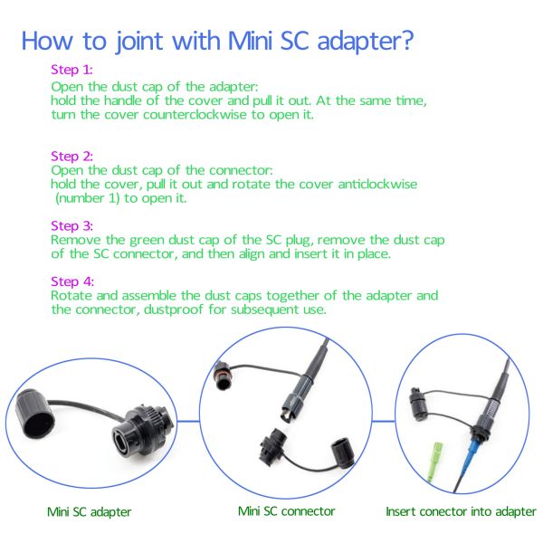 FTTA Compatible Reinforced Connector pre-terminated with remote cable 5.0mm SM G.657A2 LSZH 100Mts Black