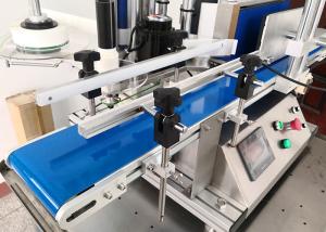 Round Bottle Labeling Machine For Water Glass Wine Oil Reasonable Structure