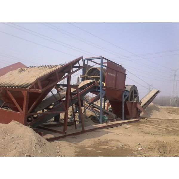 Voltage 220/380v Compost Trommel Screen for Sand Gravel Separation