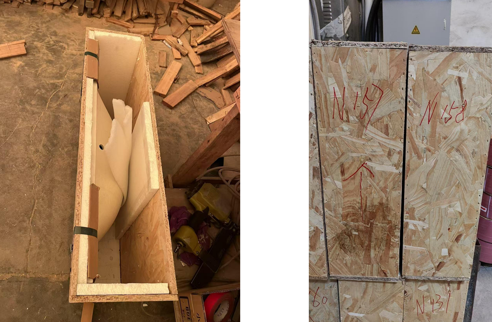 Sintered Stone Slab White Hot Bend Washing Basin 550x830mm