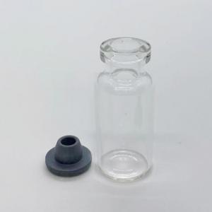 China ISO 2R Clear Tubular Injection Glass Vial With Stopper on sale