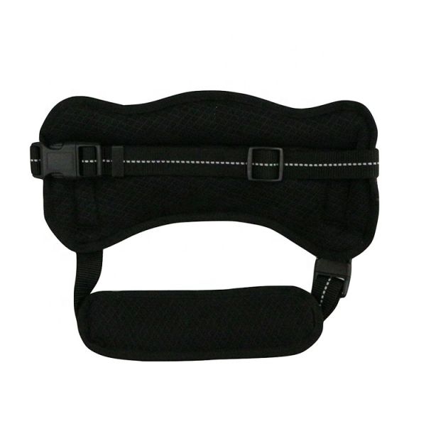 Adjustable Size Pet Vest Harness Mesh Design Leather Dog Harness